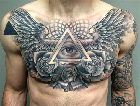 tatuajes en el pecho y brazo|Tatuajes en el pecho: 25 diseños en HD que no has。